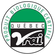 Produit biologique certifié Québec Vrai